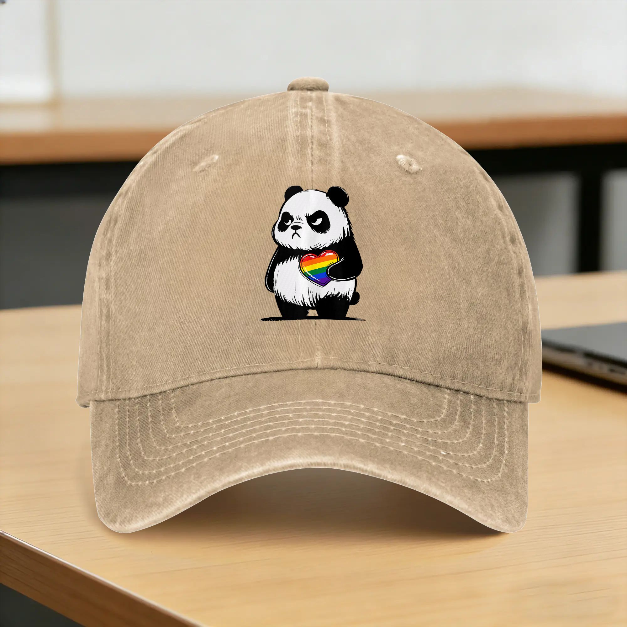 Angry Panda LGBTQ Pride Month  - Outdoor Sport Hat Classic ulasan dan harga