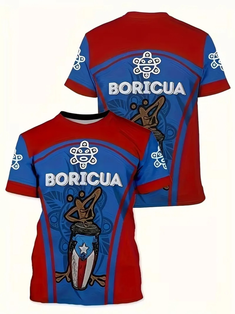 Puerto Rico Flag 3D Print spor - Outdoor Sport Club ulasan dan harga