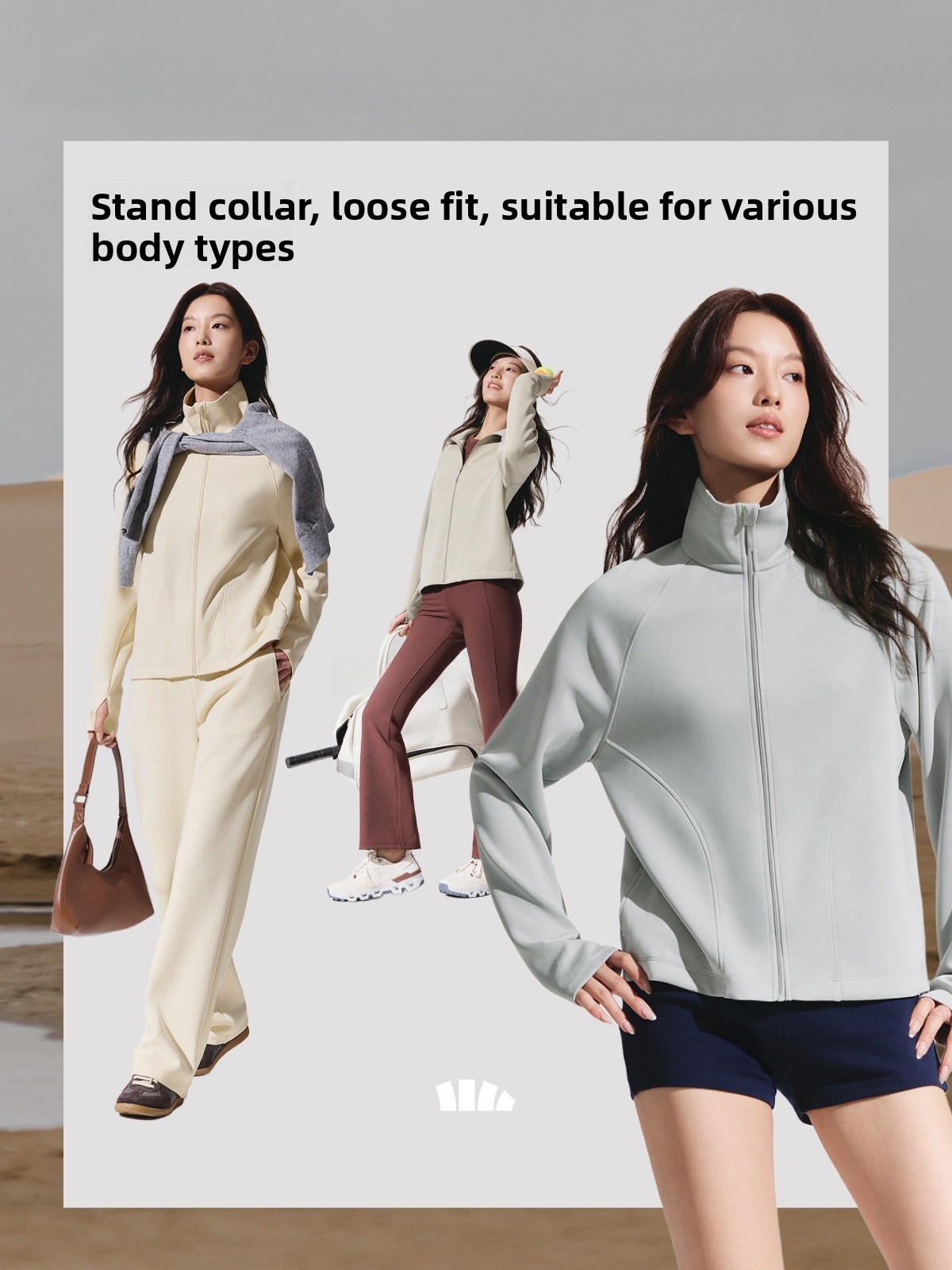 Loose Women's Sport Jacket Ban - Outdoor Sport Jacket ulasan dan harga