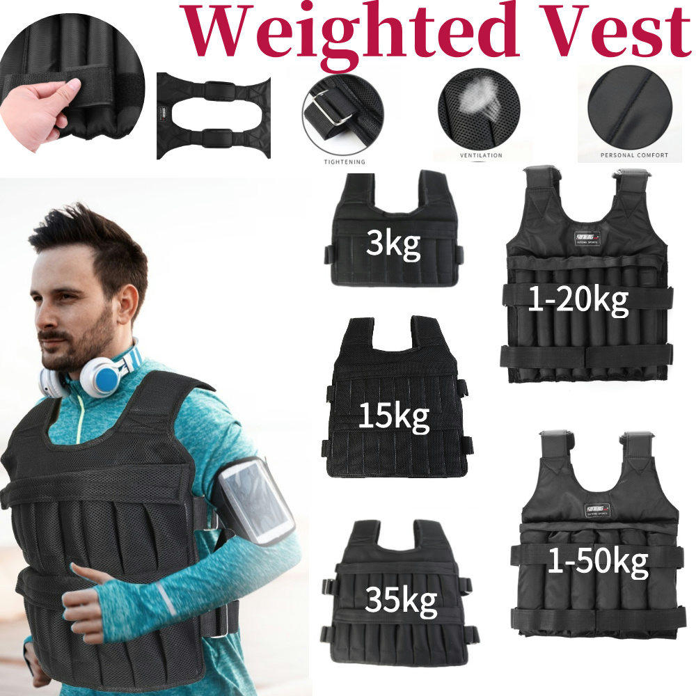 3/15/35kg Workout Weight Jacke - Outdoor Sport Jacket ulasan dan harga