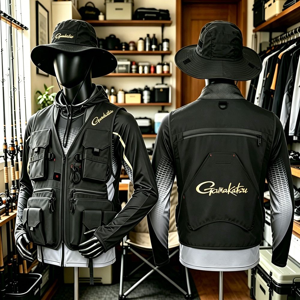 Gamakatsu Men Multi-Pocket Fis - Outdoor Sport Jacket ulasan dan harga