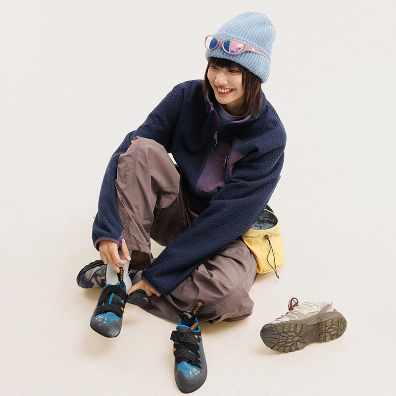Autumn Winter Polar Fleece Wav - Outdoor Sport Jacket ulasan dan harga