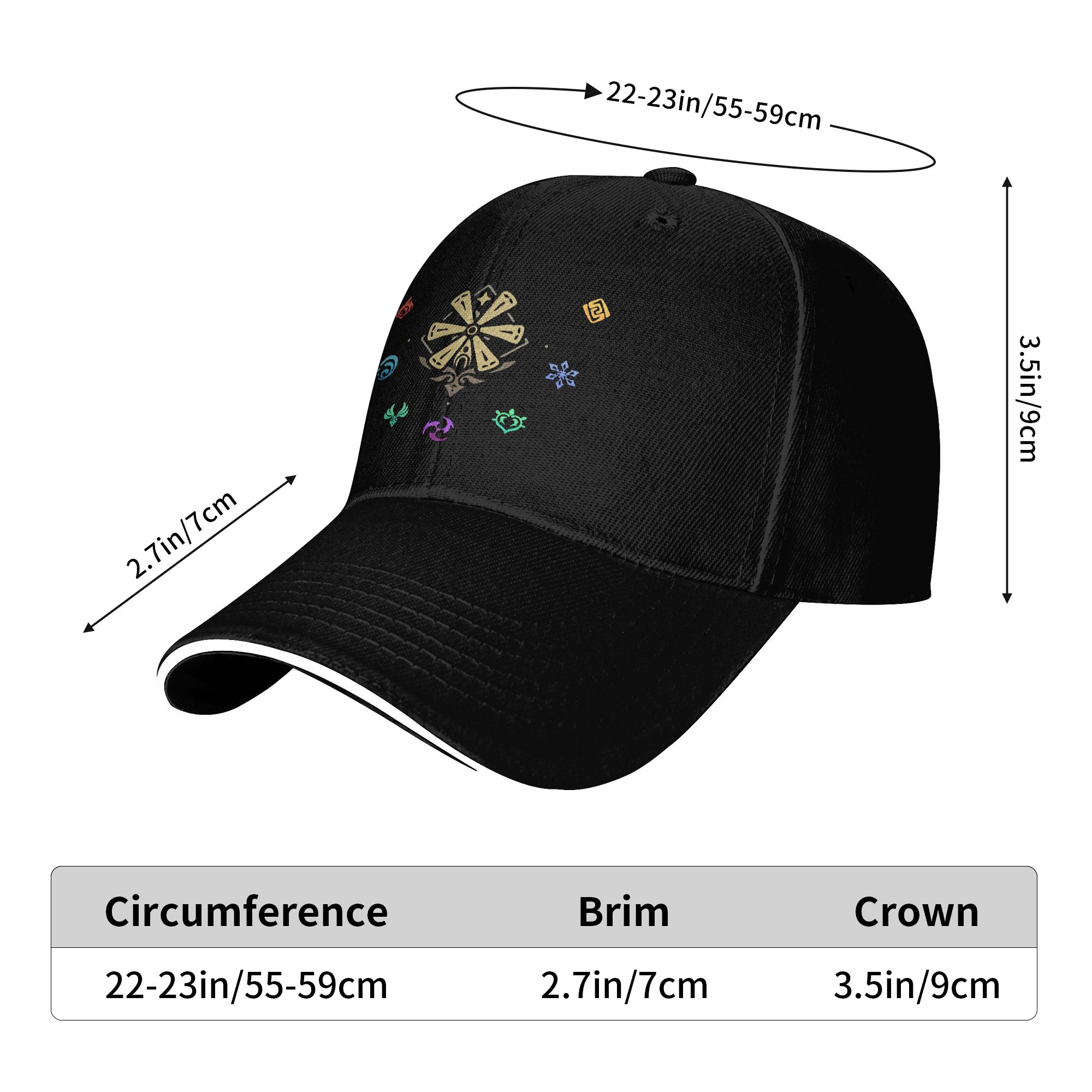 Genshin Impact Elements Impact - Outdoor Sport Hat Classic ulasan dan harga