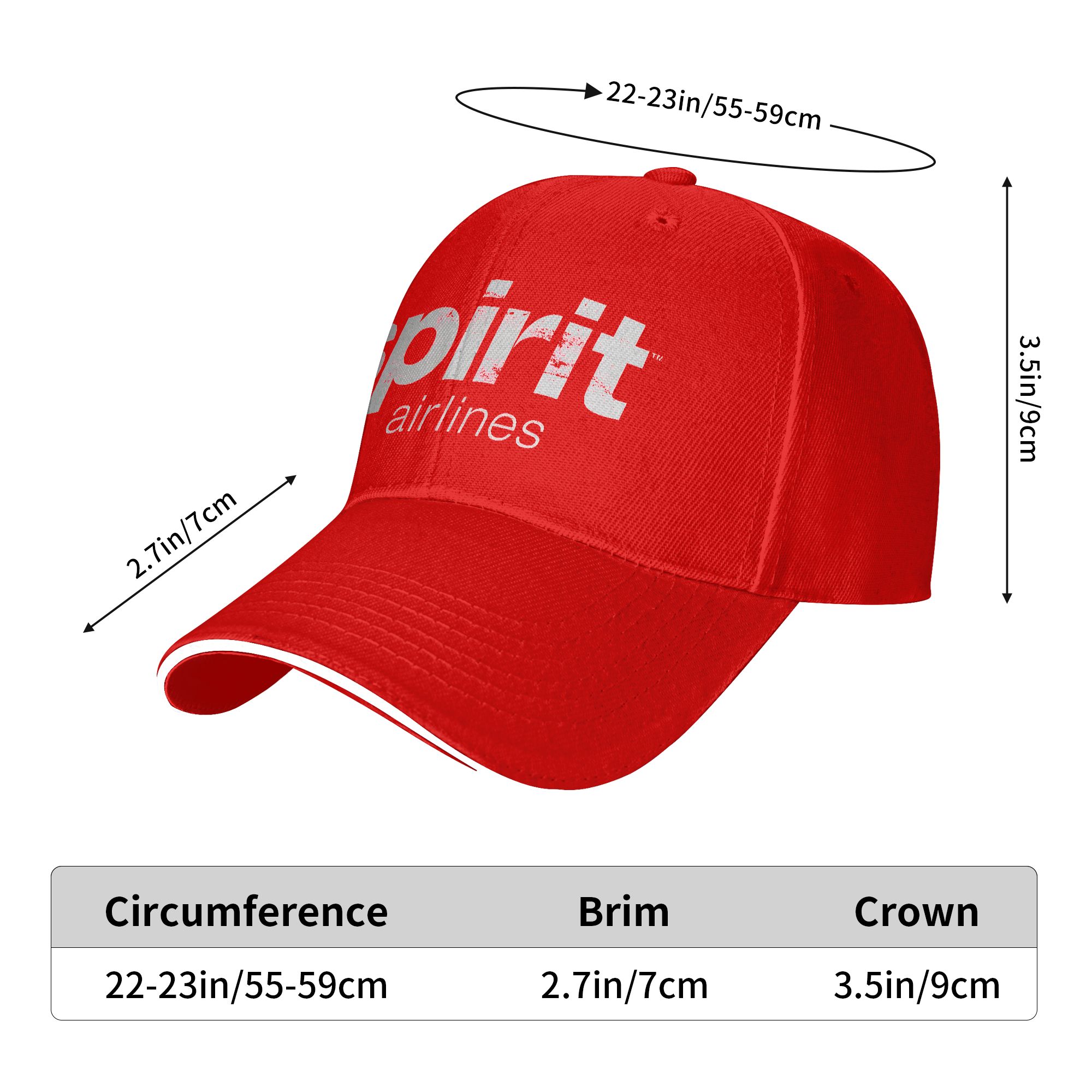 SPIRIT AIRLINES Casual Basebal - Outdoor Sport Hat Classic ulasan dan harga